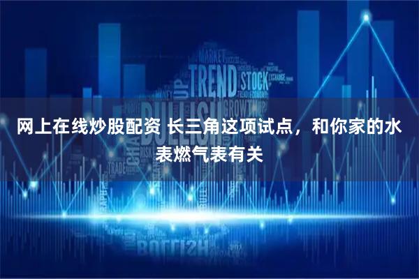 网上在线炒股配资 长三角这项试点，和你家的水表燃气表有关